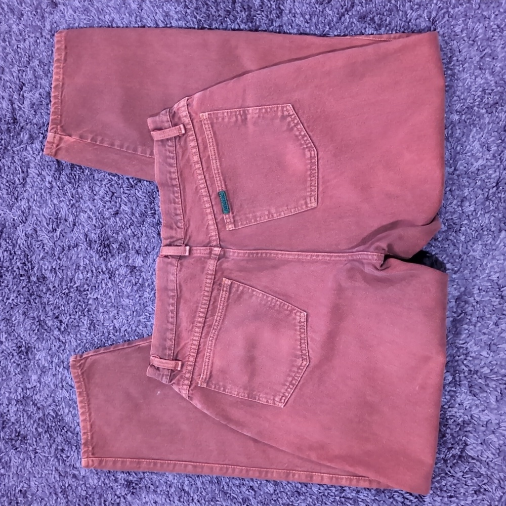 Vintage Sasson Red Rustic Fade Denim Jeans Men's Size 36 30
